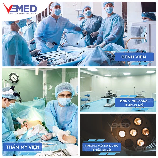 Đèn Mổ Treo Trần 2 Nhánh PETAL 5/LED700 | VEMED Hà Nội