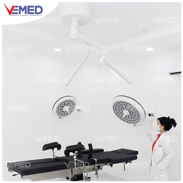 Đèn Mổ Treo Trần 2 Nhánh LED700/500 | VEMED Hà Nội
