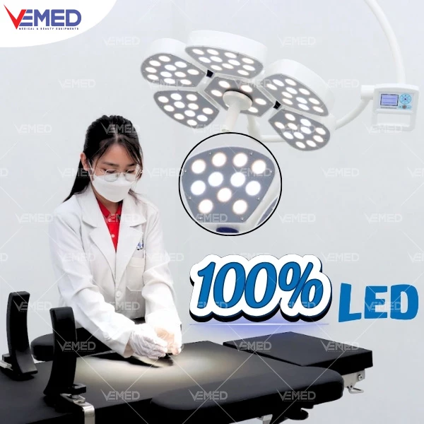 Đèn phẫu thuật treo trần 1 nhánh sử dụng 100% LED