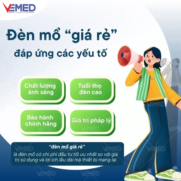 Mua đèn mổ giá rẻ - không phải đèn mổ có giá thành thấp