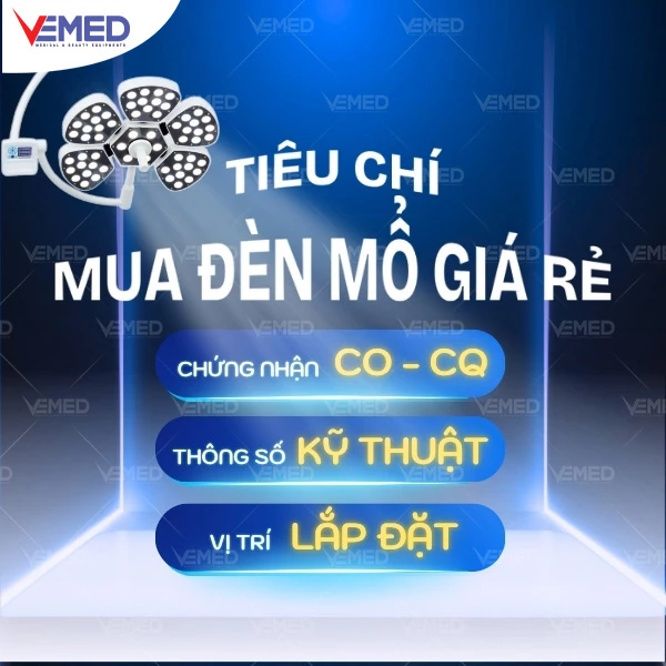 Tiêu chí mua đèn mổ giá rẻ