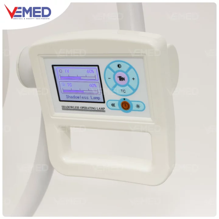 Bảng điều khiển Đèn mổ thương hiệu HI-MEC chức năng giảm sáng trên đèn mổ