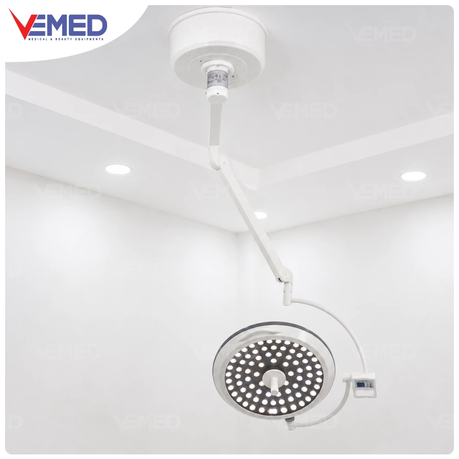 Đèn mổ treo trần LED700 bóng đơn Hi-MEC trong phòng phẫu thuật
