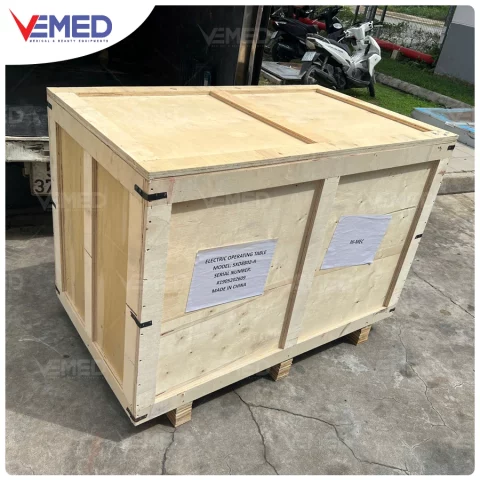 Đóng gói bàn mổ trước khi bàn giao - Nguồn VEMED